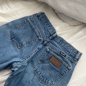 vintage blue jeans